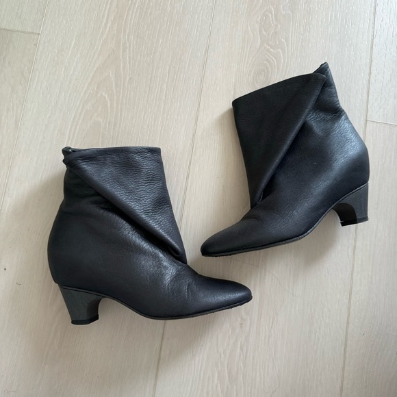Marc Ellis Shoes - Marc Ellis Snap button fold over leather booties